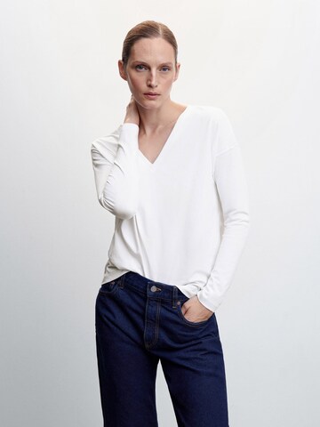 MANGO Shirt 'SACOV' in White: front