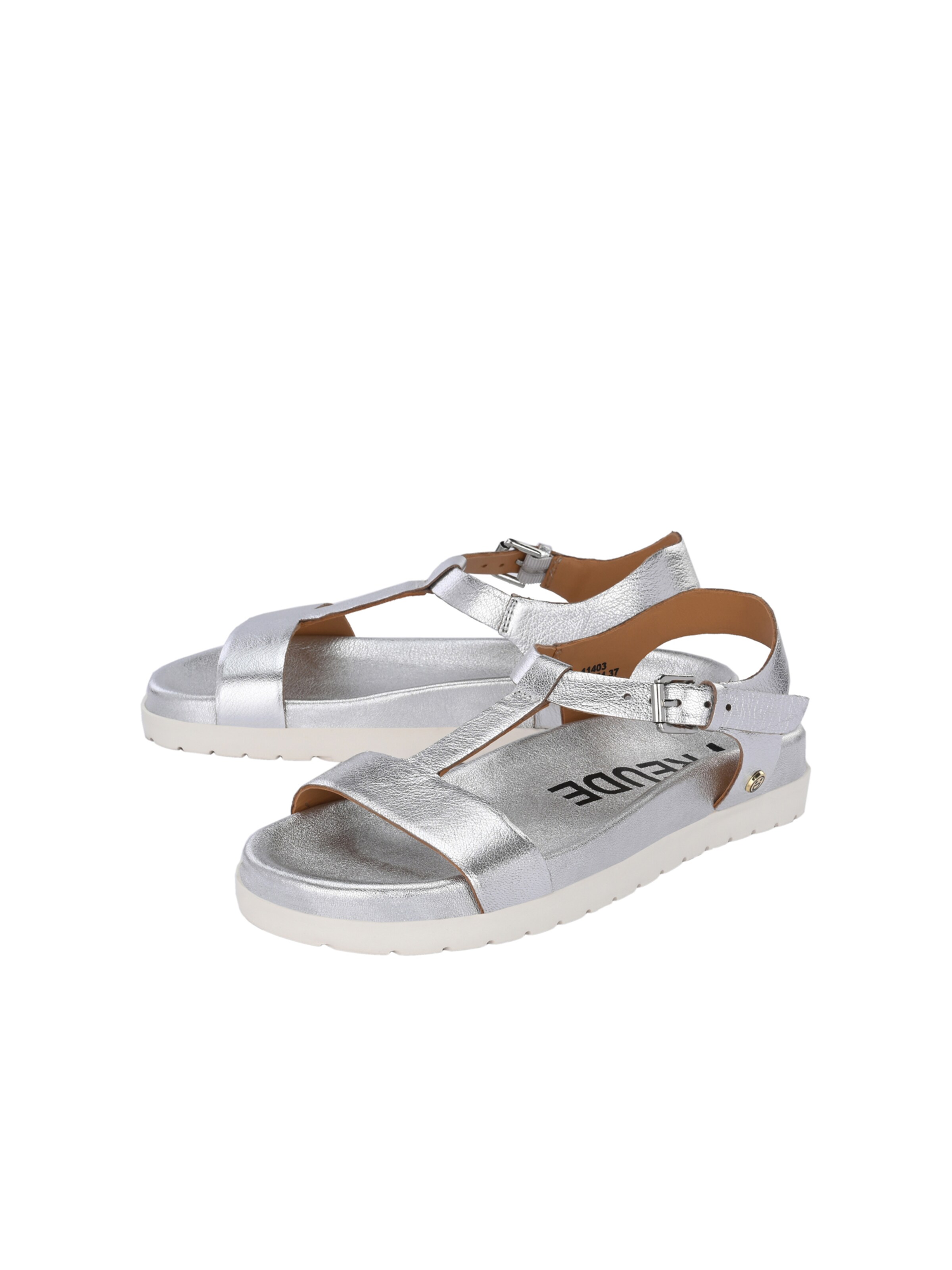 Sandales à lanières ' ARTE ' FREUDE en argent