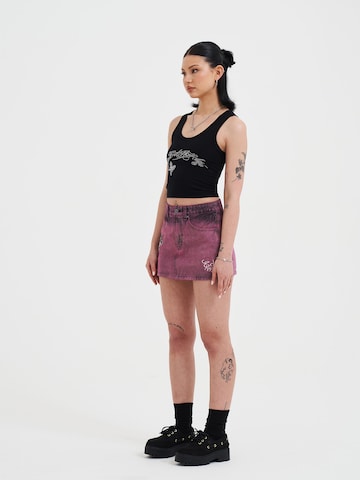 Jupe Ed Hardy en violet