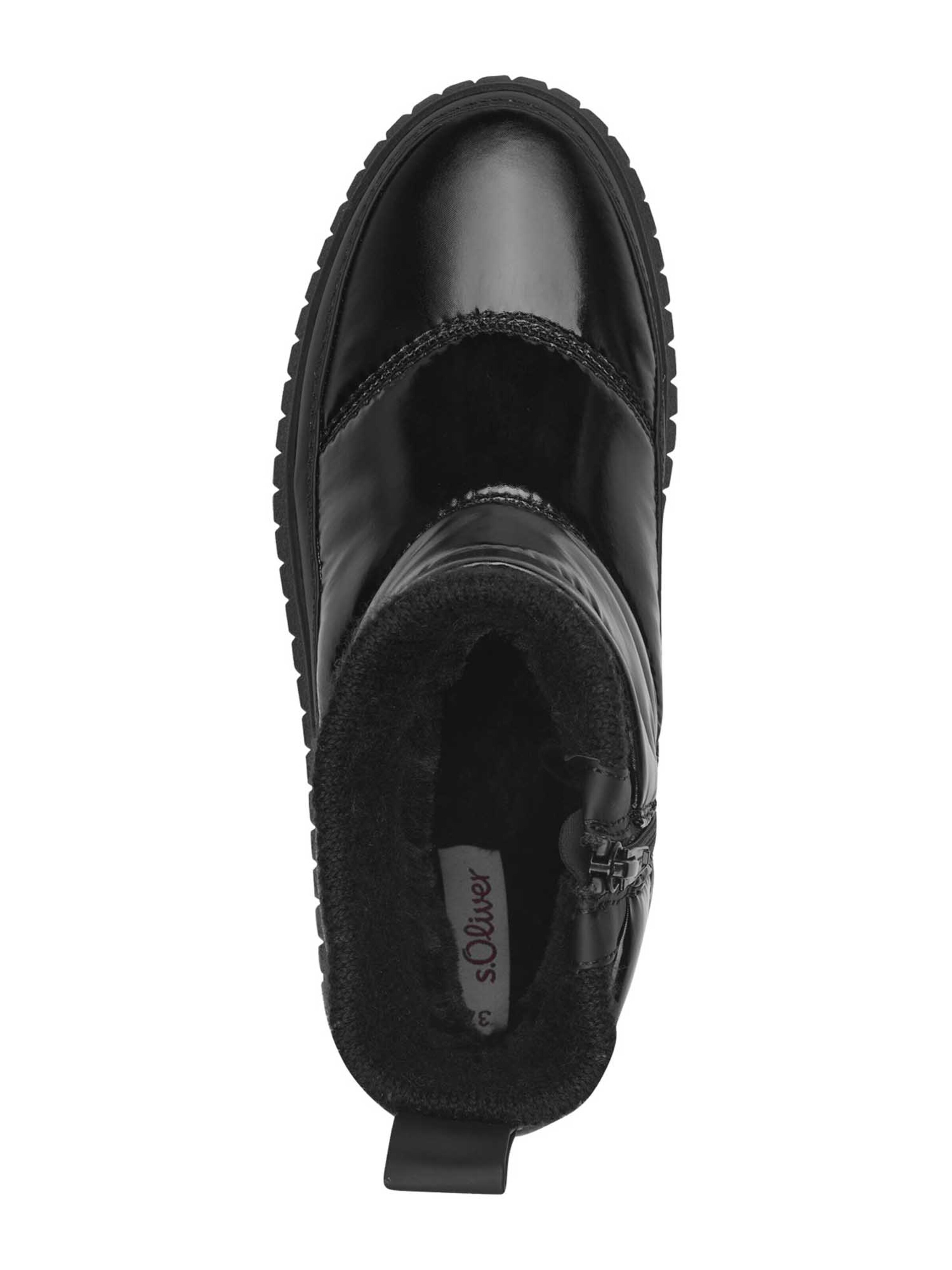 s.Oliver Śniegowce w kolorze czarny