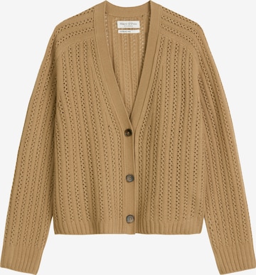 Marc O'Polo Gebreid vest in Bruin: voorkant