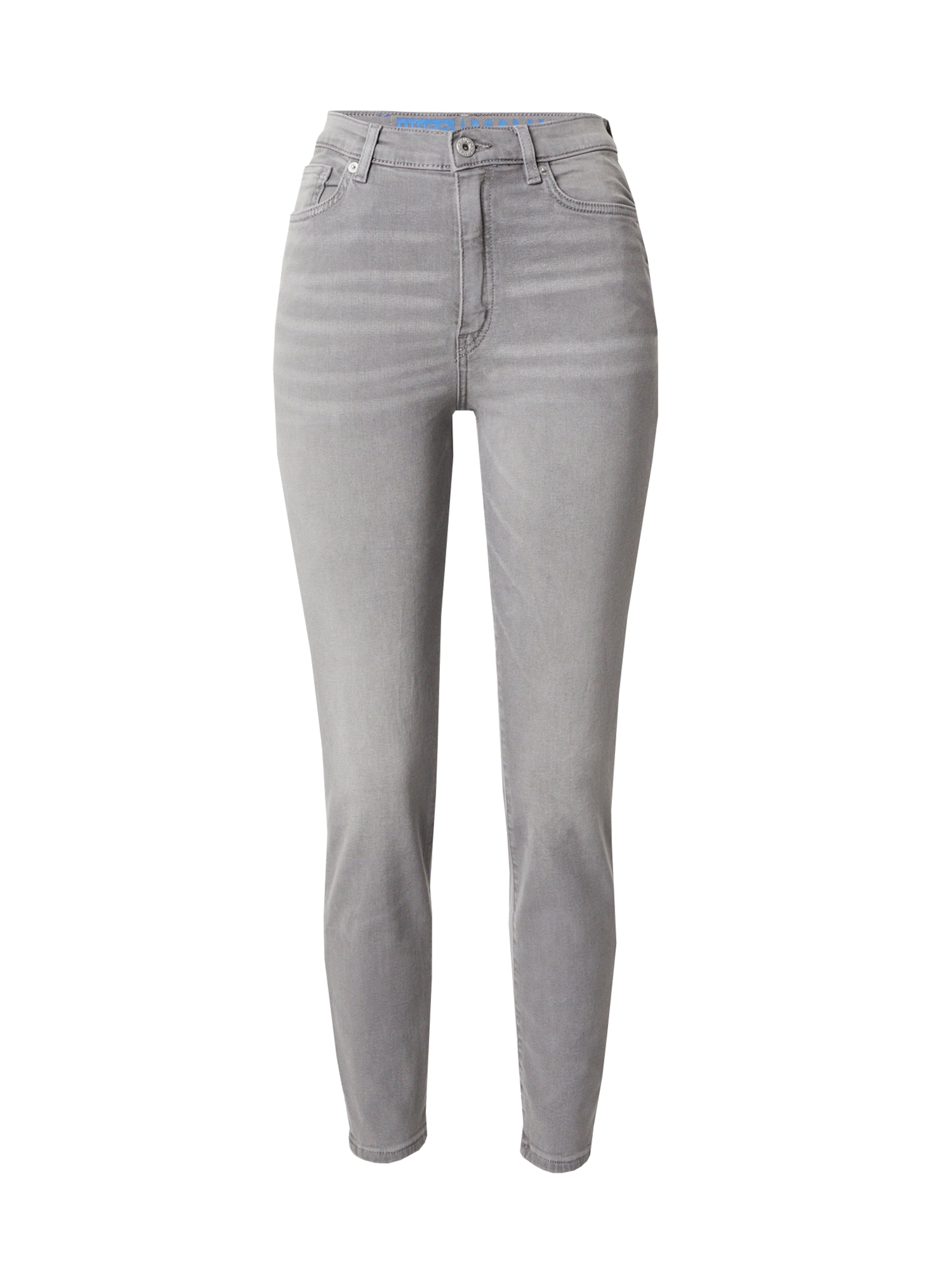 HUGO Slimfit Jeans 'Malu' in Grijs: voorkant