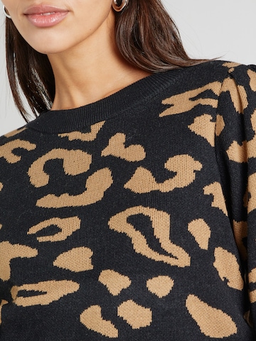 VILA Sweater 'Zebra' in Black
