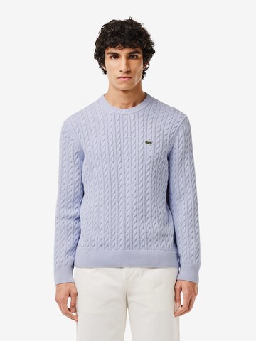 LACOSTE Sweater in Purple: front