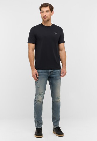MUSTANG T-Shirt 'Austin' in Schwarz