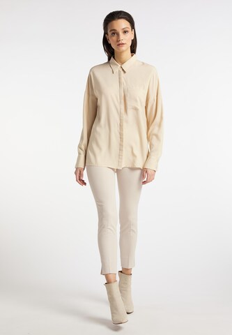 Camicia da donna di usha WHITE LABEL in beige