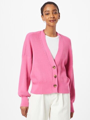 ESPRIT Knit Cardigan in Pink: front