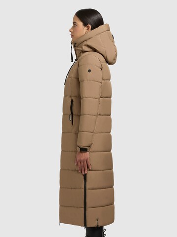 khujo Winter Coat 'Deria3' in Brown