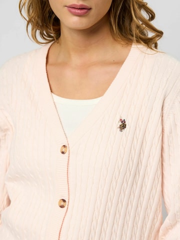 U.S. POLO ASSN. Cardigan 'Gill' i pink