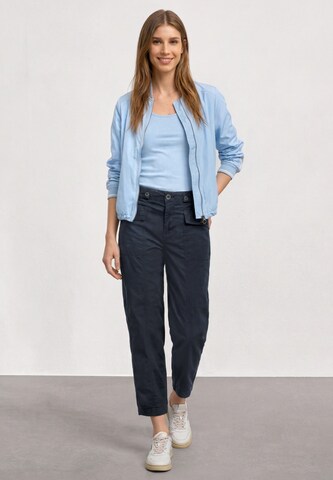 STREET ONE Regular Pants in Blue: front