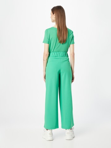 JDY Wide leg Pleat-Front Pants in Green