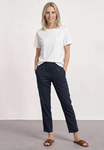 STREET ONE Slimfit Hose in Blau