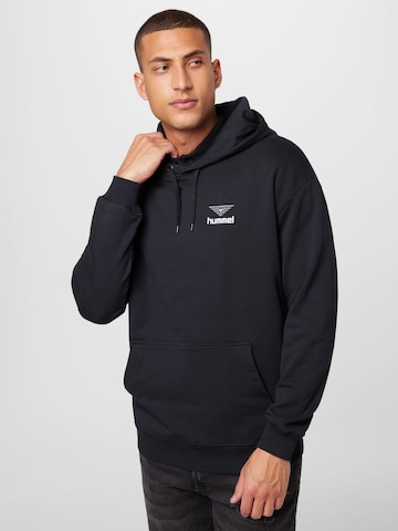 hummel hive Sweatshirt 'HIVE WADE' in Zwart: voorkant