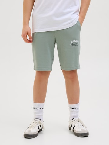 Jack & Jones Junior Regular Hose in Grün: Vorderseite