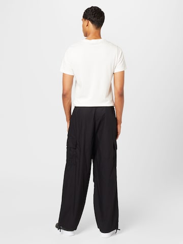 Wide leg Pantaloni cargo di WEEKDAY in nero