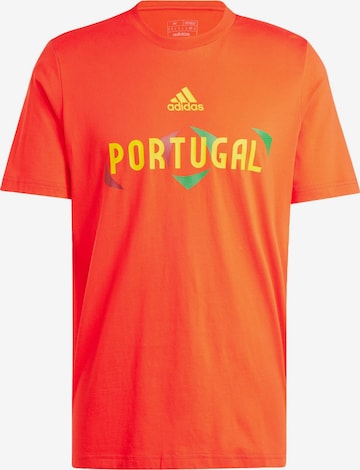 ADIDAS PERFORMANCE Functioneel shirt 'UEFA EURO24™ Portugal' in Rood: voorkant