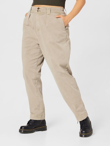 Esprit Curves Normalny krój Spodnie w kolorze beżowy: przód