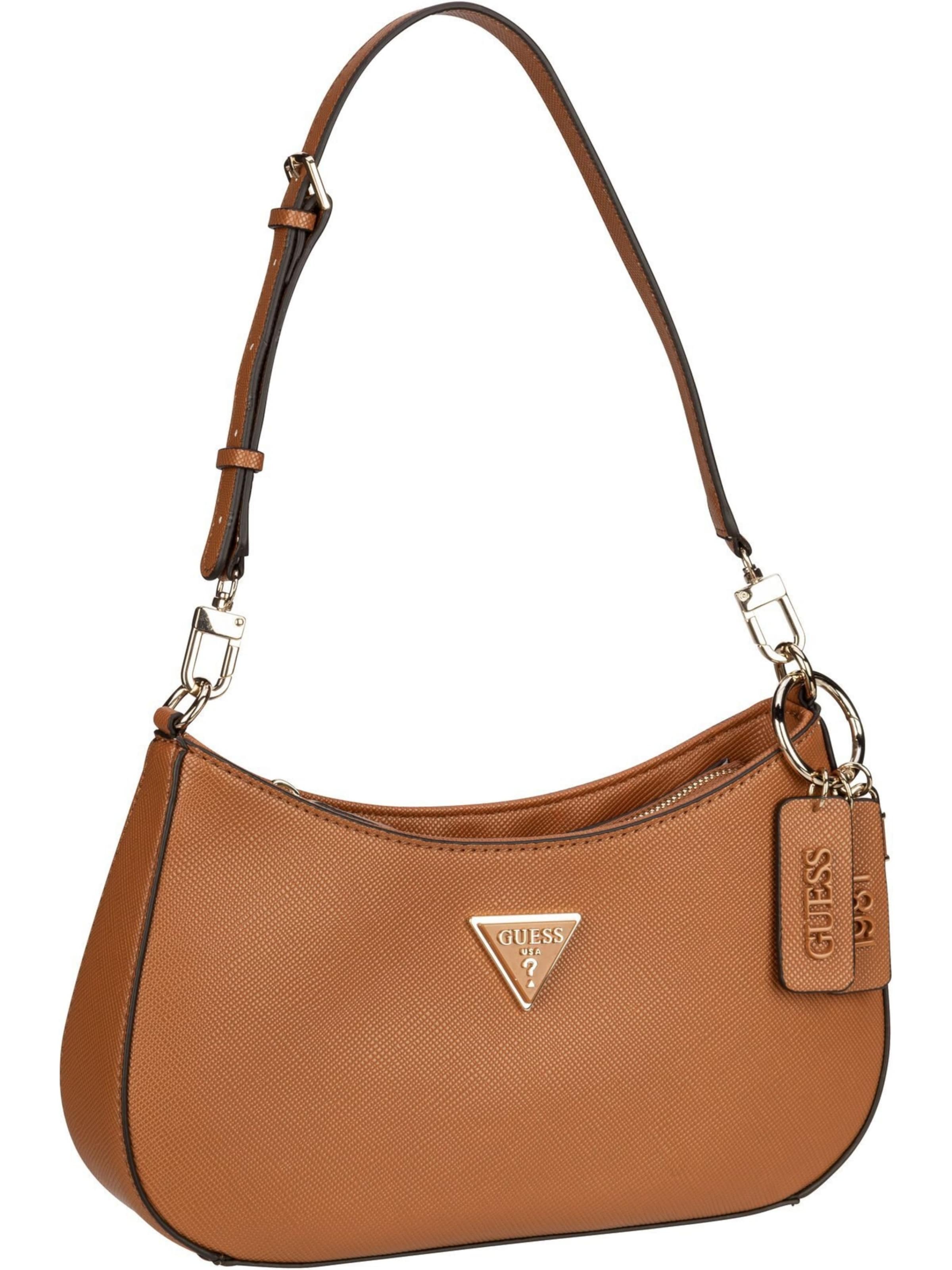 GUESS Schultertasche 'Noelle II' in Braun: Vorderseite