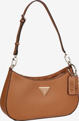 GUESS Shoulder Bag 'Noelle II' in Brown: front