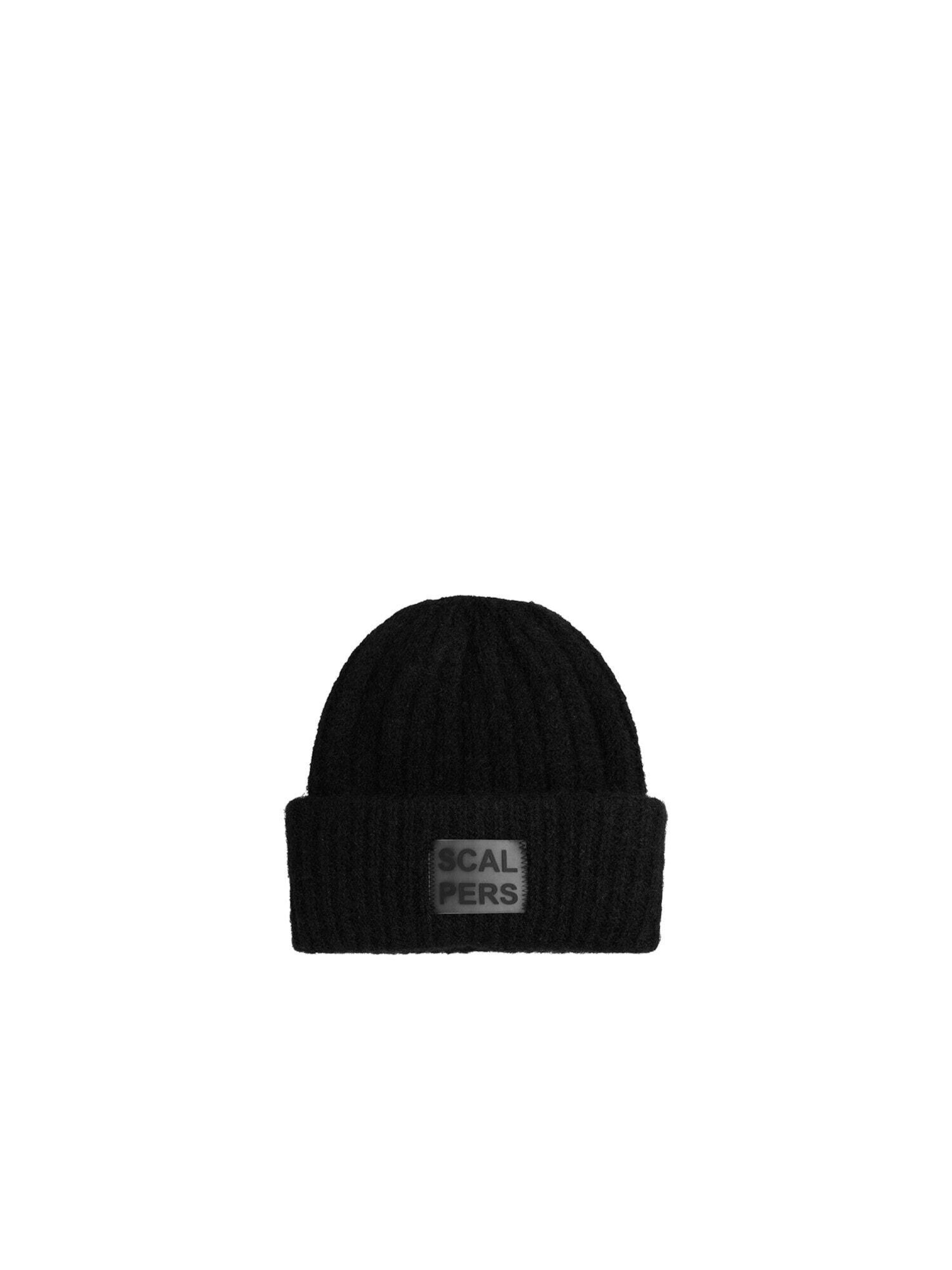Scalpers Muts in Zwart: voorkant