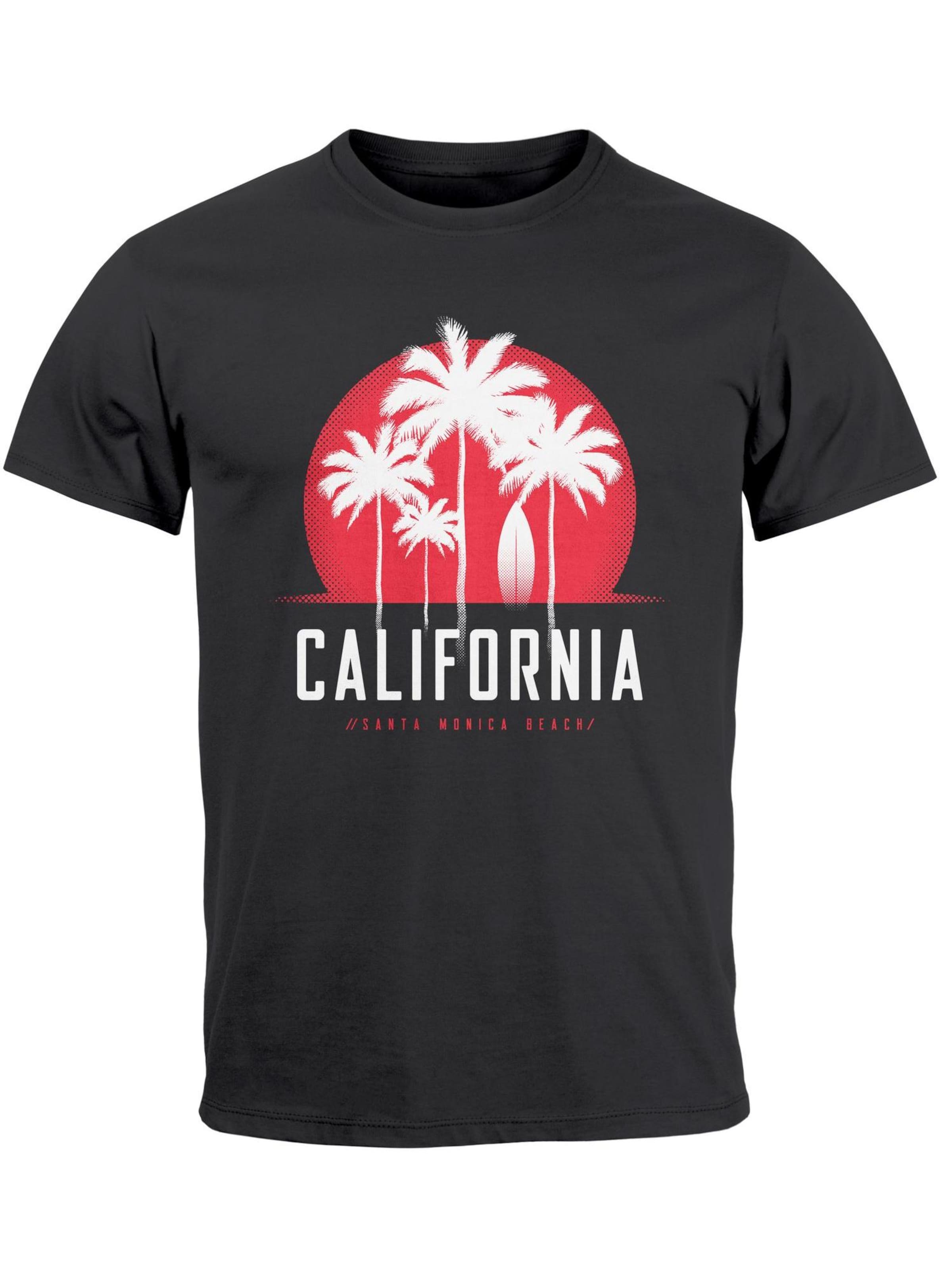 Neverless Shirt 'California' in Grey: front