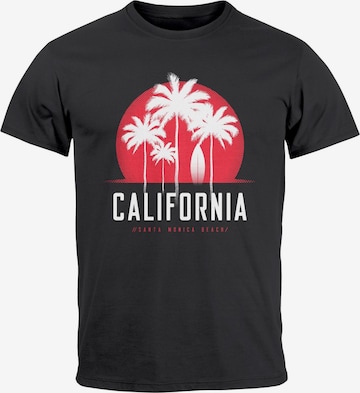Neverless Shirt 'California' in Grey: front