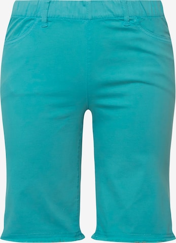 Ulla Popken Broek in Blauw: voorkant