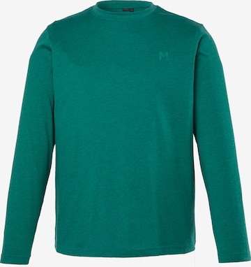 Men Plus Shirt in Green: front