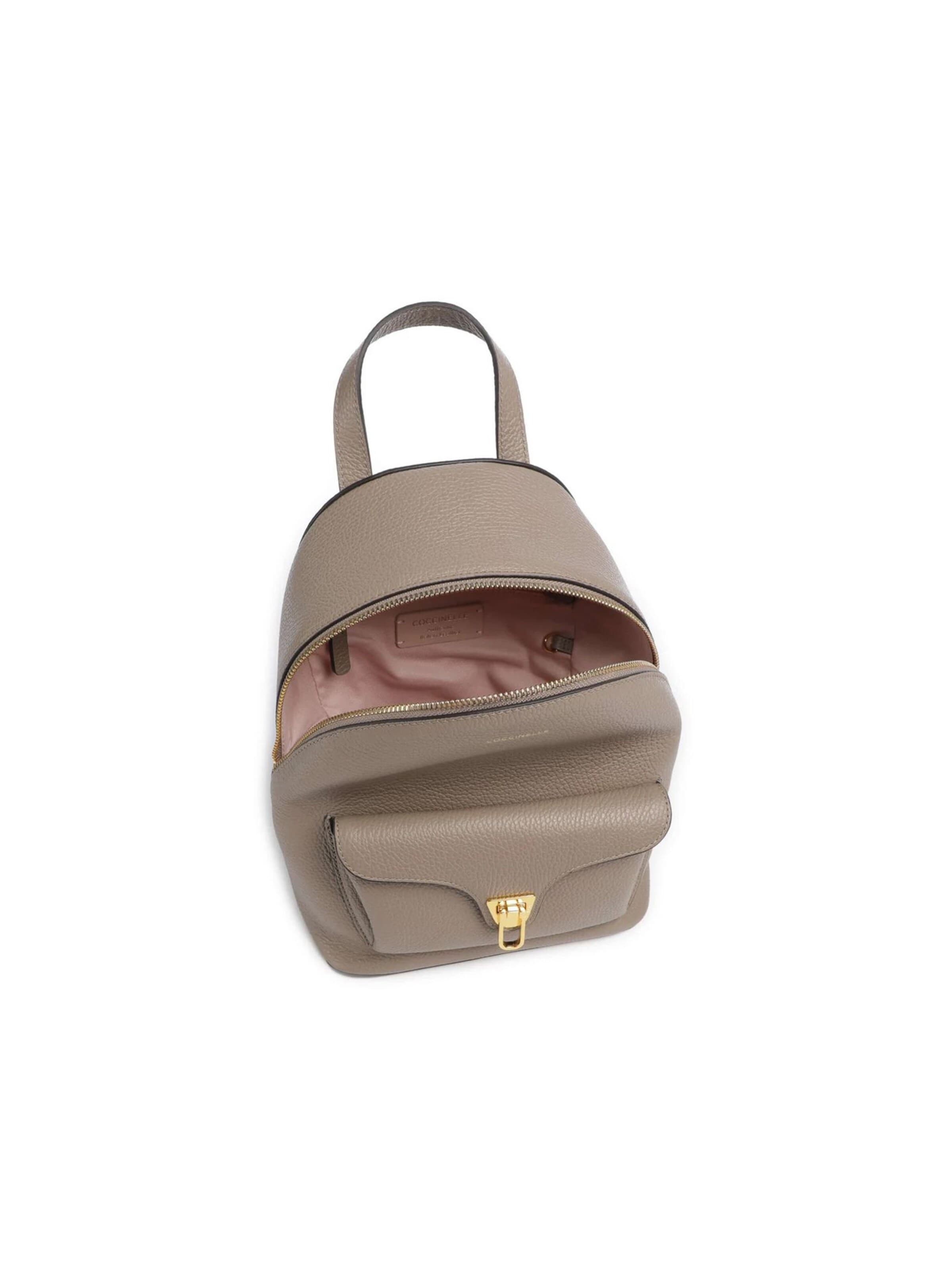 Coccinelle - Bolso de mano 'Coccinelle Beat Generatio Handbag Grained Leather' en gris