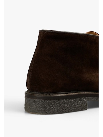 Bottines à lacets Scalpers en marron