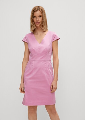 COMMA Kleid in Pink: Vorderseite