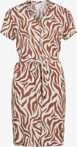 Robe VILA en marron : devant