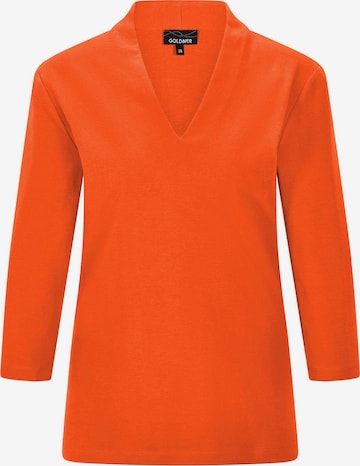 T-shirt Goldner en orange : devant