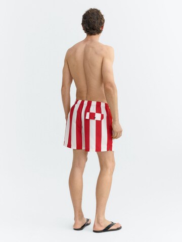 Thinking MU Board Shorts 'Limpopo' in Red