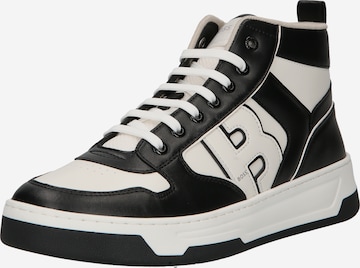 BOSS Black High-Top Sneakers 'Baltimore' in Grey: front