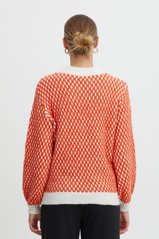 ICHI Sweater 'Kamara' in Red