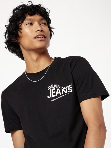 Calvin Klein Jeans - Camisa 'Future Motion' em preto