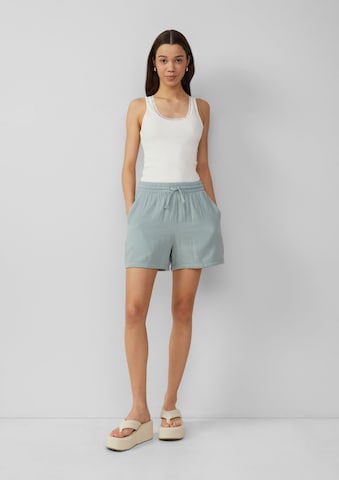 Regular Pantalon QS en bleu