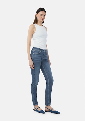comma casual identity - Slimfit Vaquero en azul: frente