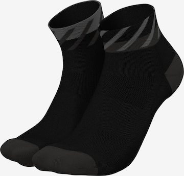 INCYLENCE Athletic Socks 'DISRUPTS SHORT' in Black: front