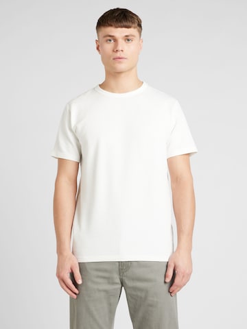 T-Shirt 'Sander' SELECTED HOMME en beige : devant