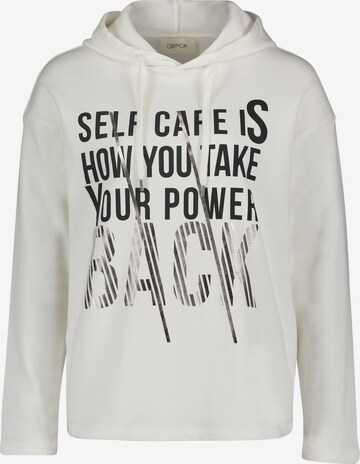 Cartoon Hoodie langarm in White: front