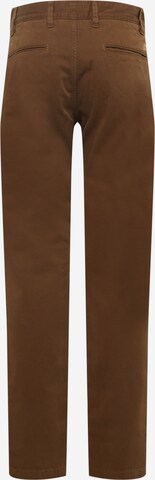 Slimfit Pantaloni chino 'Taber' di BOSS Orange in marrone