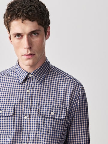 Next Regular Fit Hemd in Blau