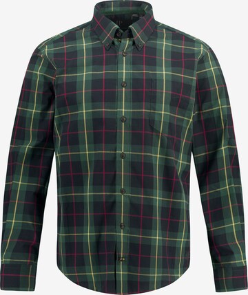 JP1880 Regular fit Overhemd in Groen: voorkant