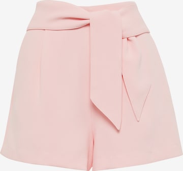 Tussah Regular Bundfaltenhose 'TAHLIA' in Pink: predná strana