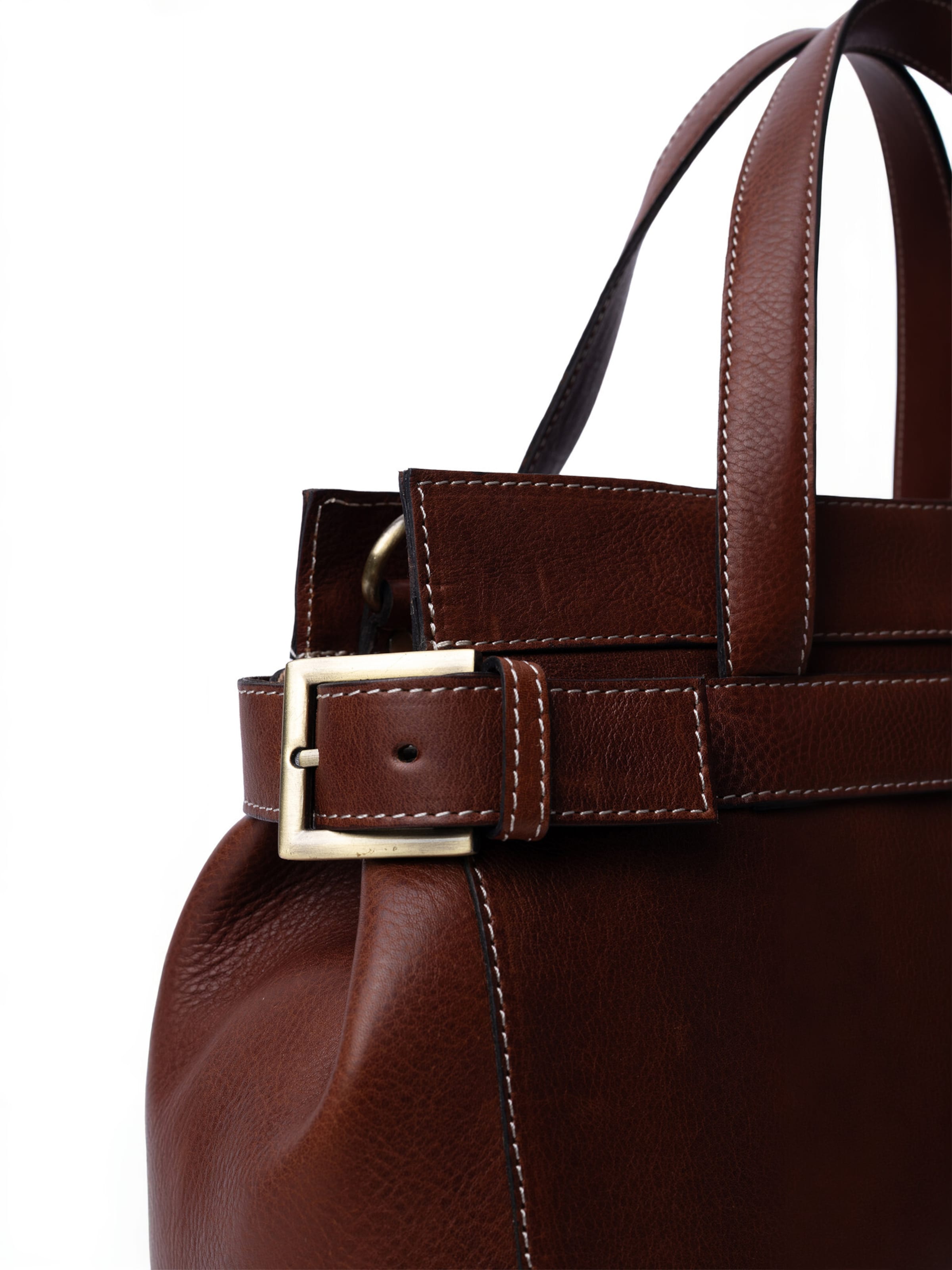 RE:DESIGNED Shopper ' Siri ' in Bruin: zijkant