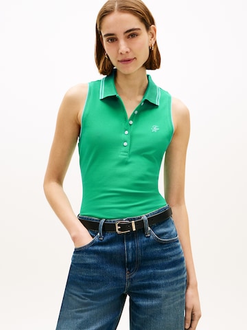 TOMMY HILFIGER Top in Green: front