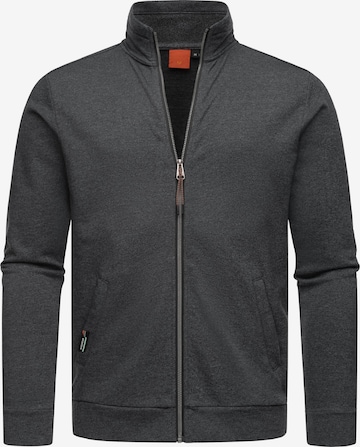 Ragwear Zip-Up Hoodie 'Miet' in Grey: front