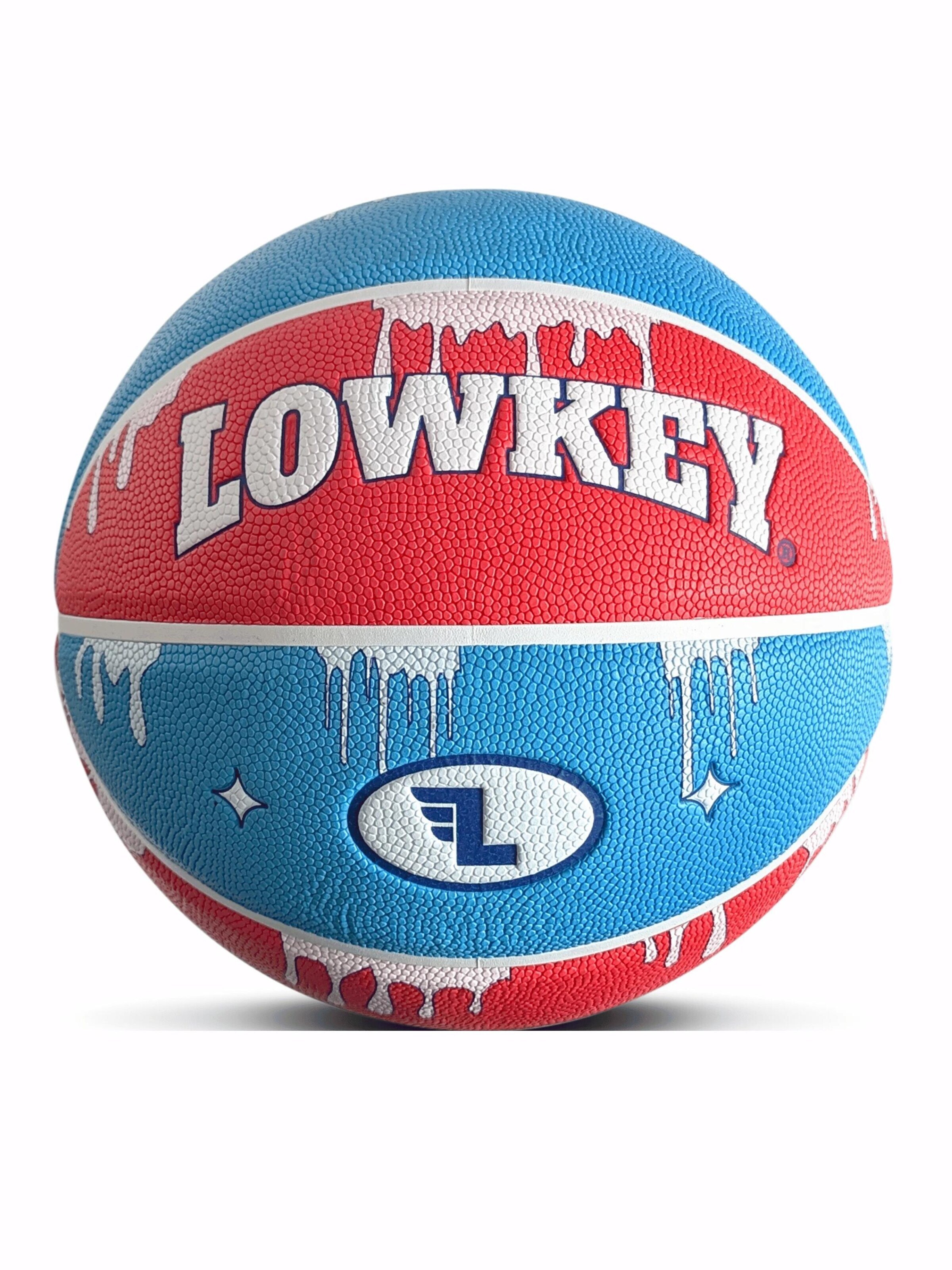 Lowkey Ball 'Ice Pop Basketball Indoor & Outdoor Größe 7 | Eis Pop Design'‌‌‌‌‌ in Blau: Vorderseite